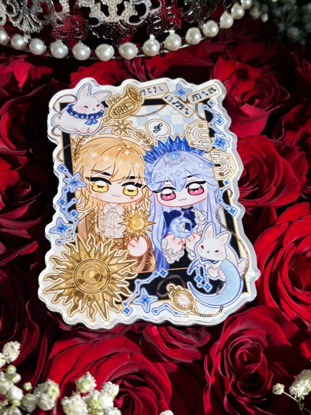 【太阳月亮冰箱贴】宇宙传说冰箱贴10cm亚克力（无亲签）