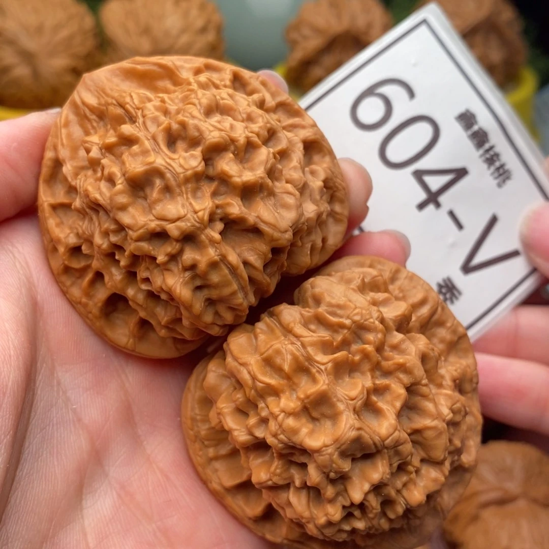 文玩核桃把件官帽50