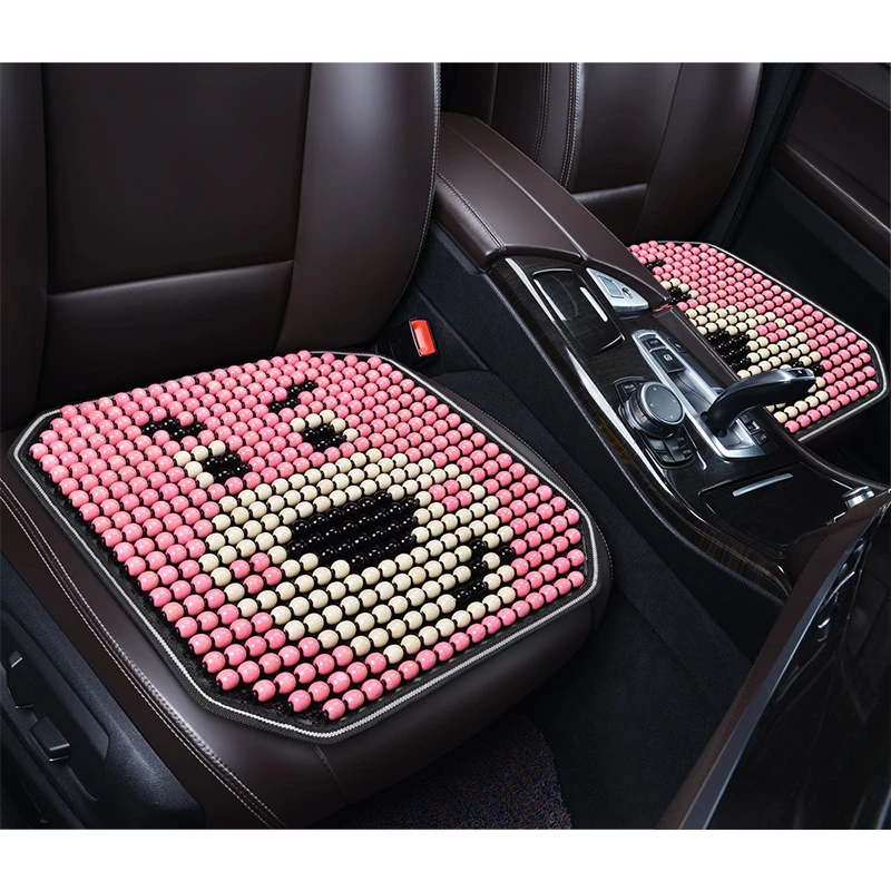 夏季木珠汽车坐垫h6 f7x m6 h2s m4车用车上座椅小方垫四季凉座垫