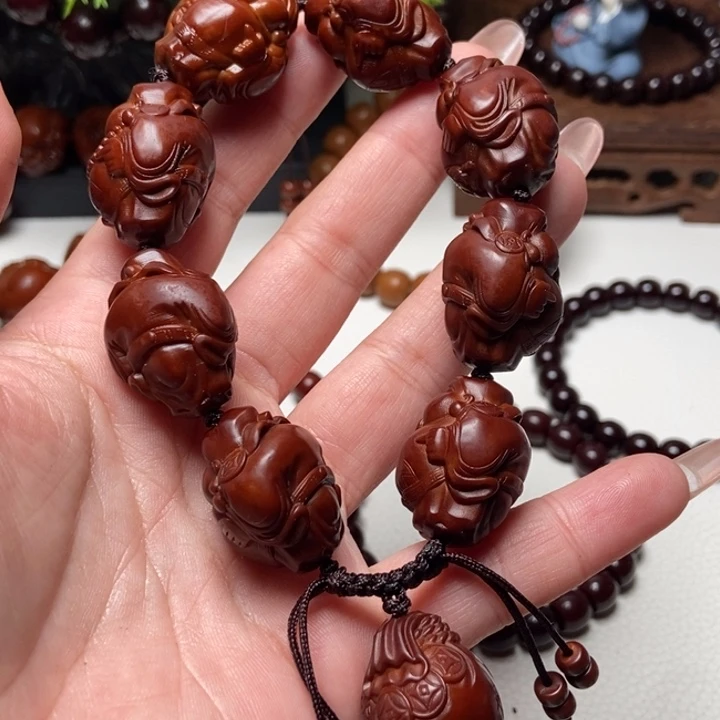 核桃手串/手链时**忙橄榄核手串