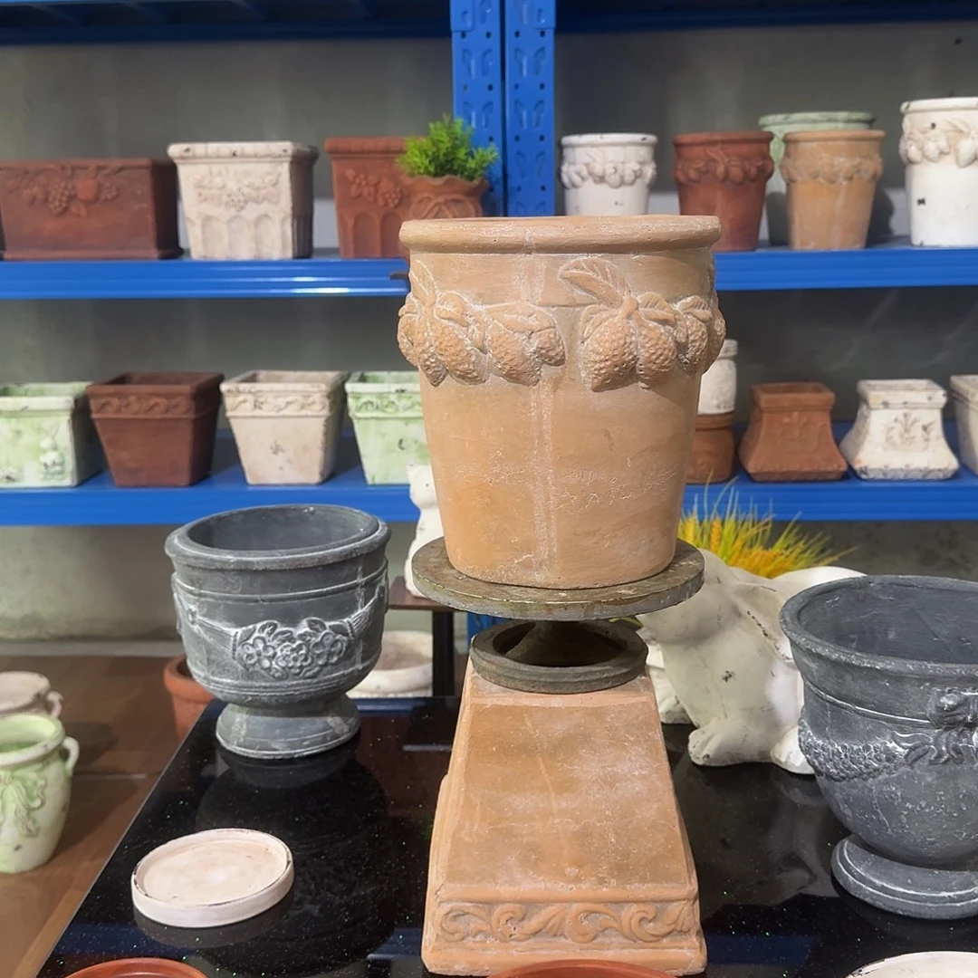 做旧色柠檬口20内口17高22.5cm