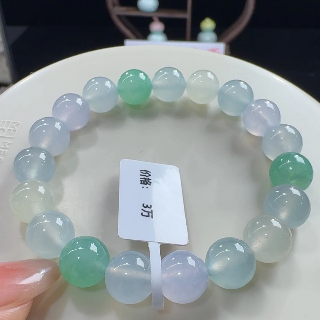 未镶嵌手链翡翠小高冰果冻超仙马卡龙卡10性价比巨高！
