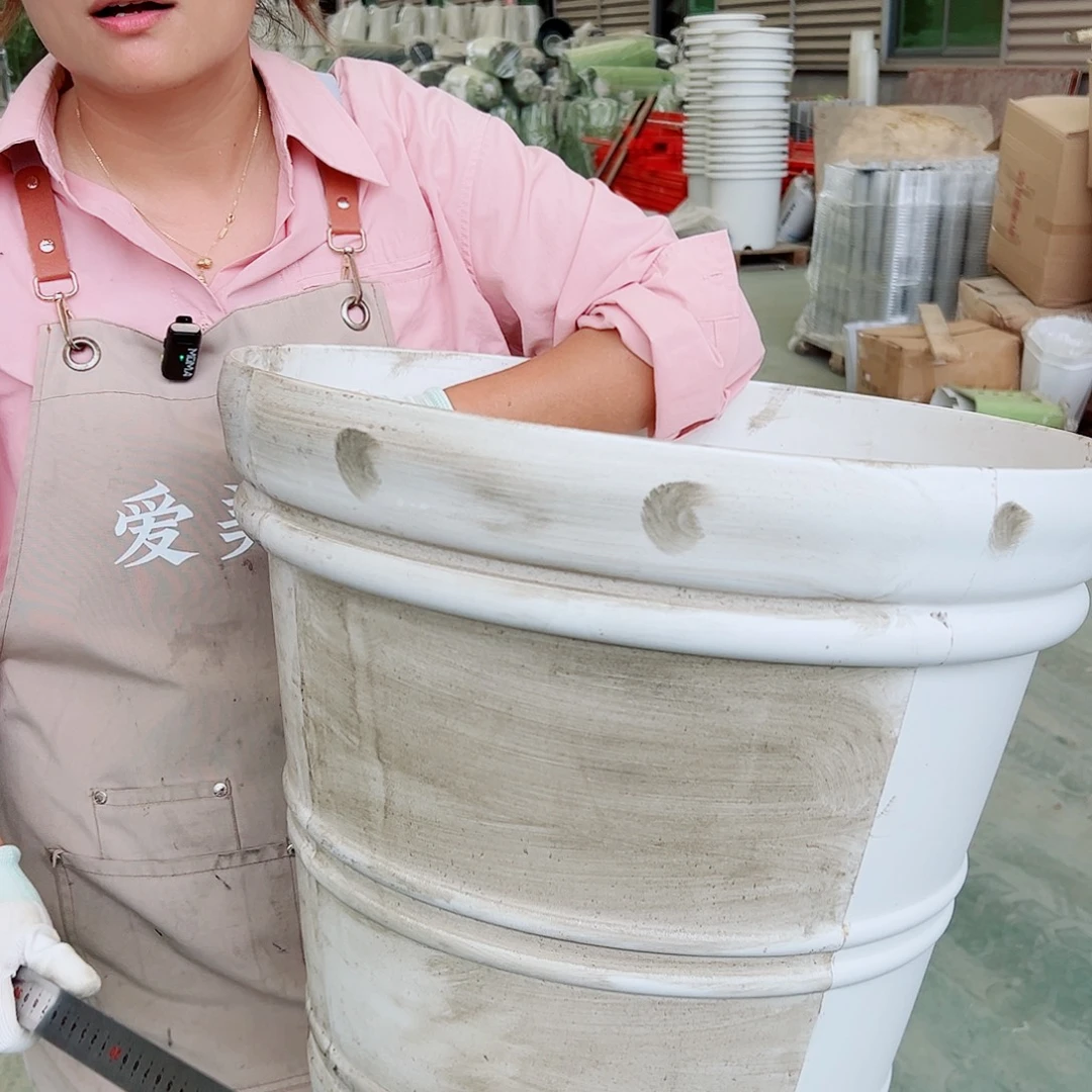 瑕疵仿陶大号白色5个无托