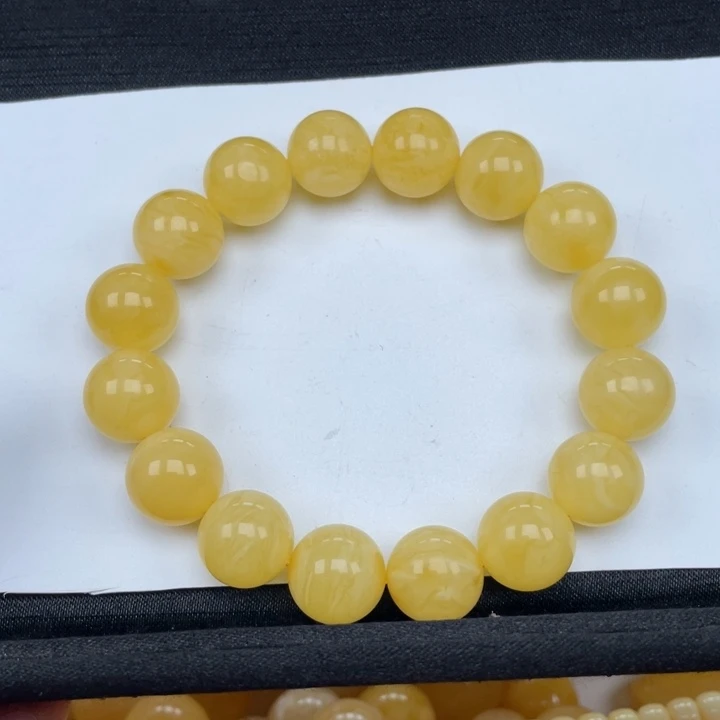 裸石蜜蜡未镶嵌蜜蜡13➕手串重26克