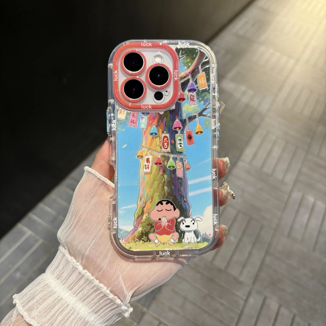 苹果/华为/oppo/vivo/小米小新许愿树适用iPhone16羽纱奶油手机壳