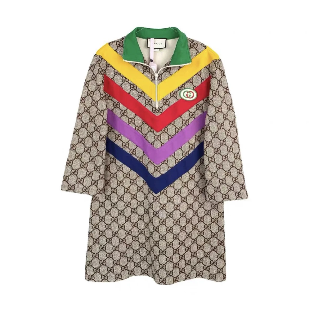 99新 GUCCI/古驰 满logo连衣裙/xs/A04052