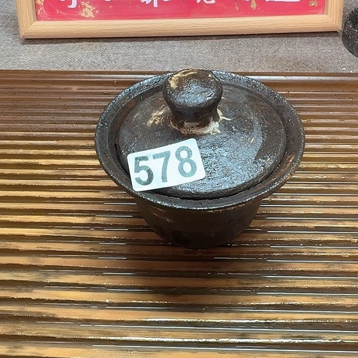 纯手工制作粗陶茶具