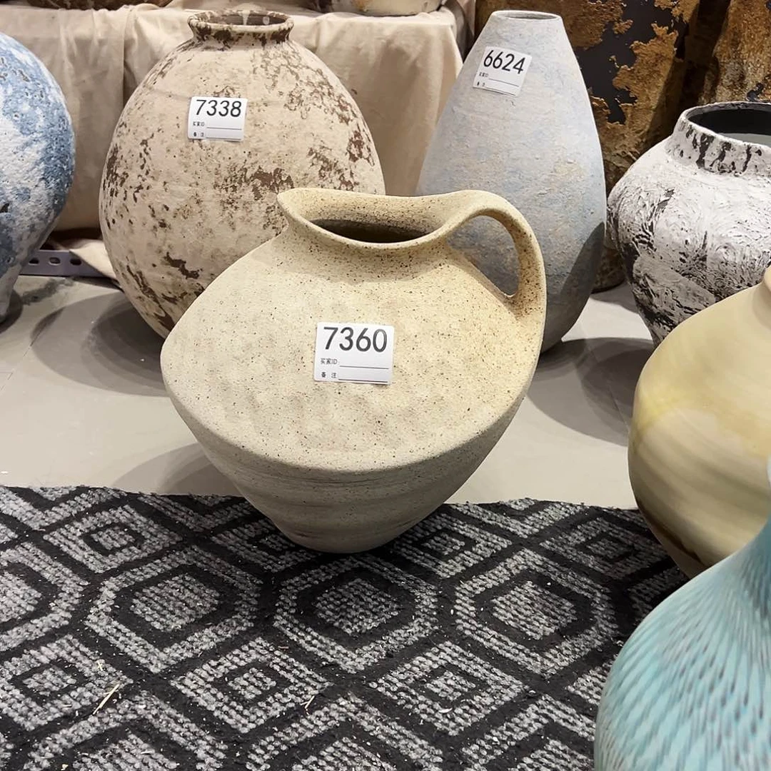 瓶7360高27口9.5陶瓷花瓶无孔