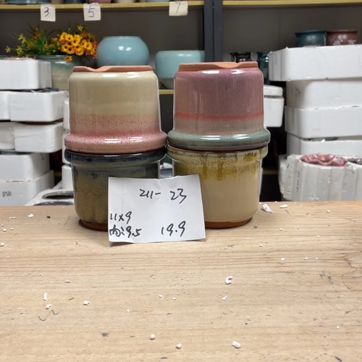 紫砂花盆多肉花盆微瑕23