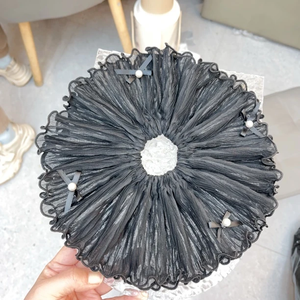 B386高级黑色大裙摆肠圈