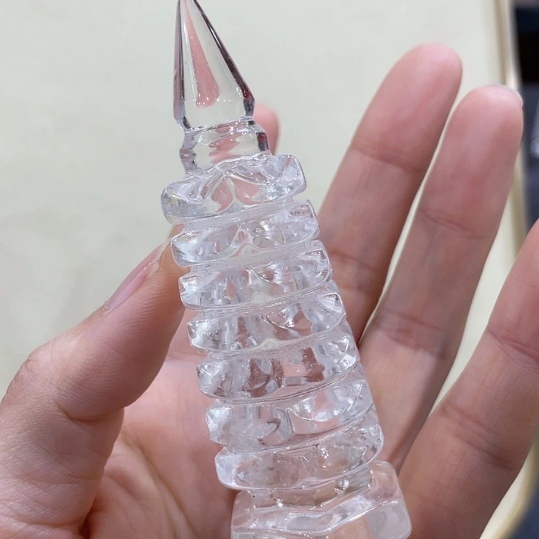 未镶嵌水晶珠宝半成品文昌塔