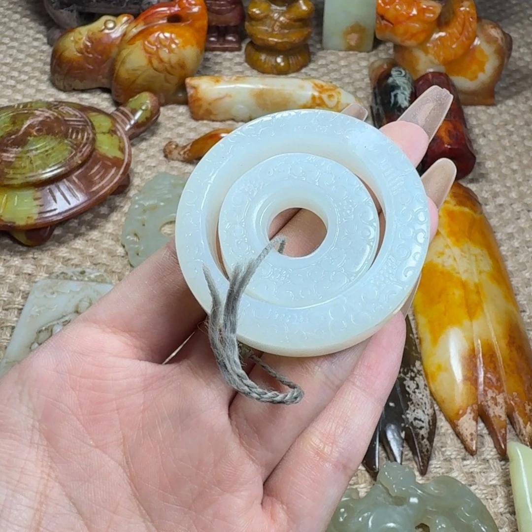 吊坠白玉菩提挂件
