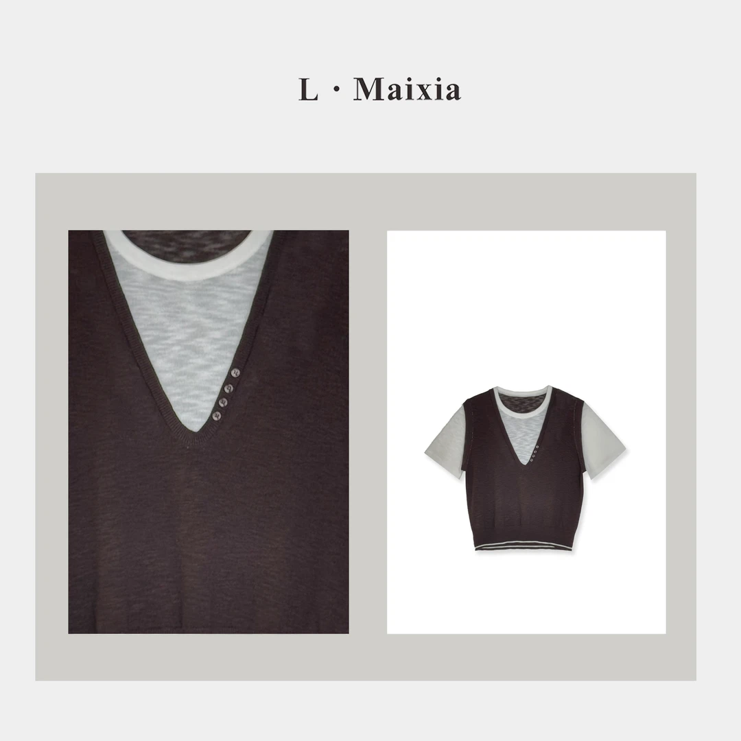 L.MAIXIA/露·玛莉先2025女士针织衫ZZ-26356