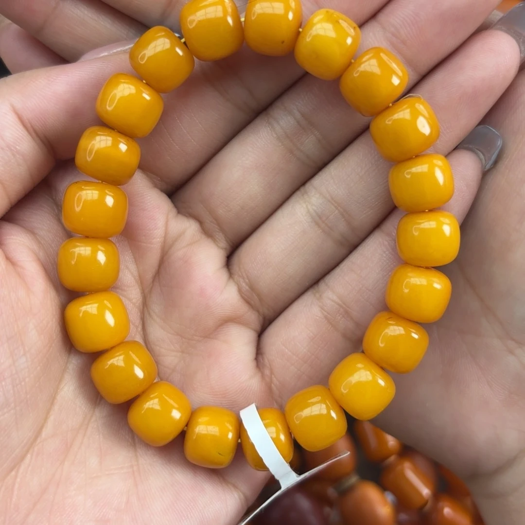 未镶嵌琥珀手链蜜蜡