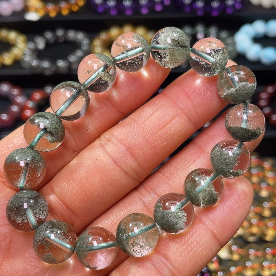 手链未镶嵌水晶巴西绿幽灵