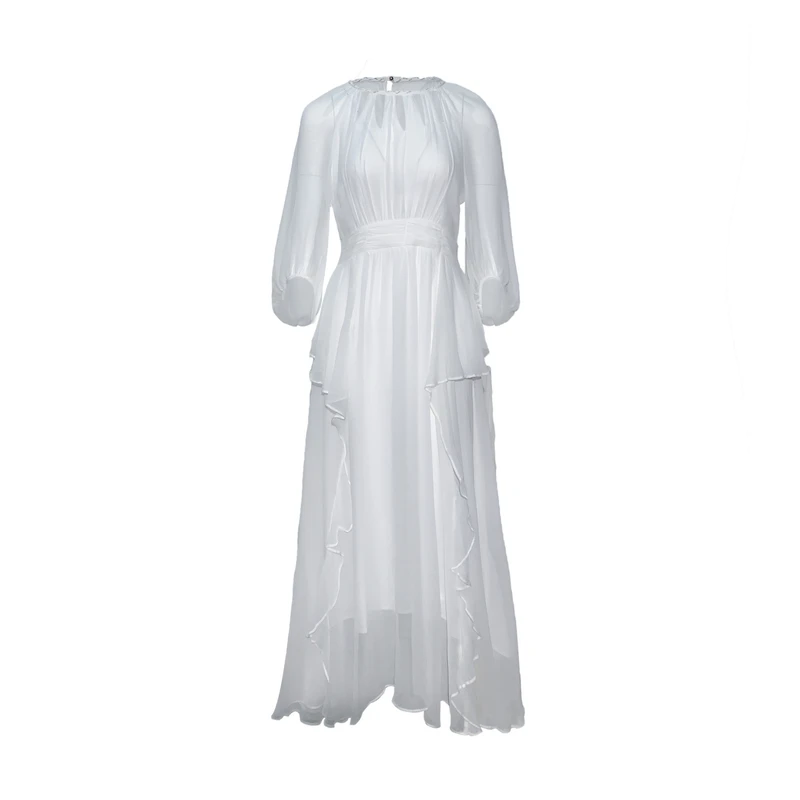 【2024-林姐真丝】重磅100桑蚕丝连衣裙QY3401A-1