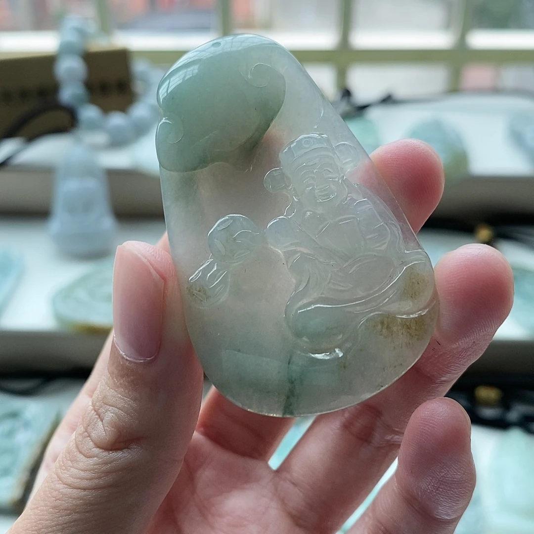 【闪购商品】颈饰未镶嵌翡翠天然缅甸A货翡翠