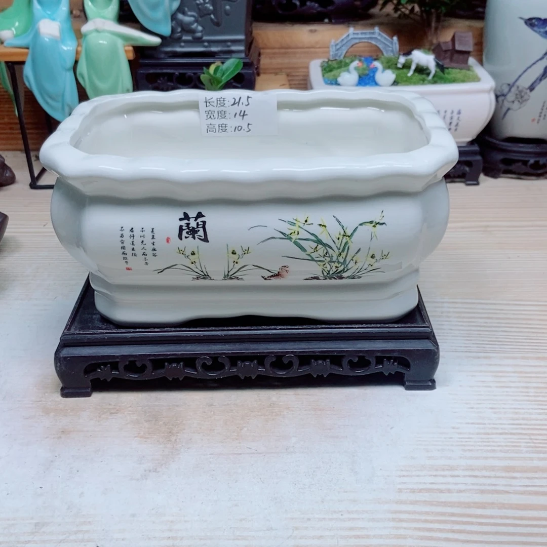 瓷片陶瓷花盆陶瓷艺术