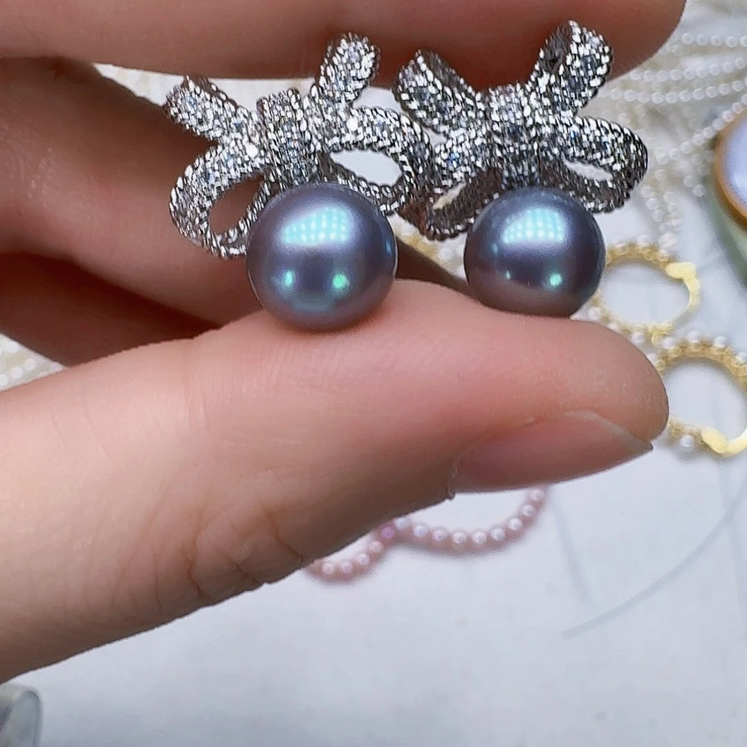 未镶嵌淡水珍珠耳饰