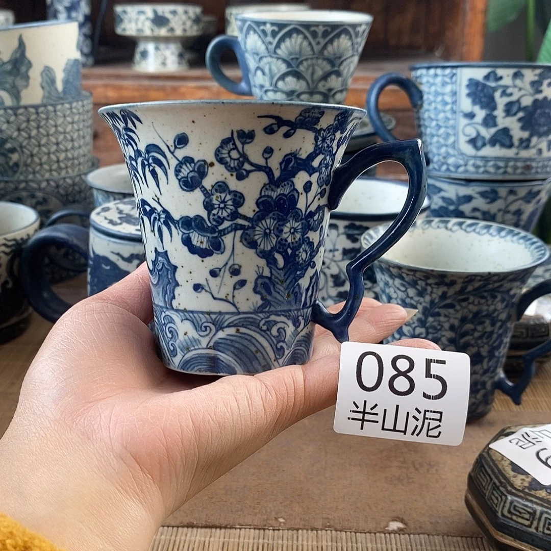 手工手绘青花高温陶瓷