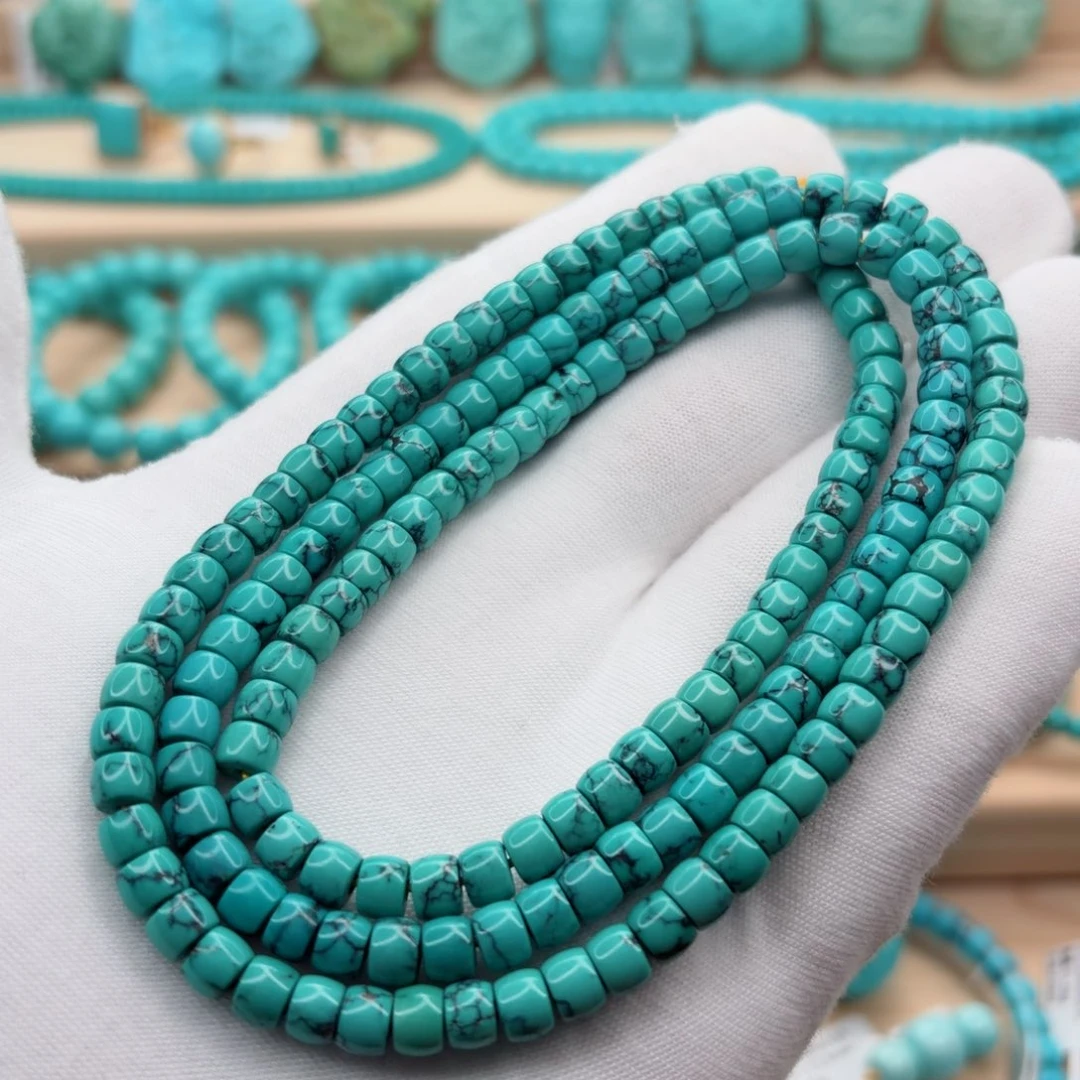 绿松石18K金镶嵌珠宝奇石