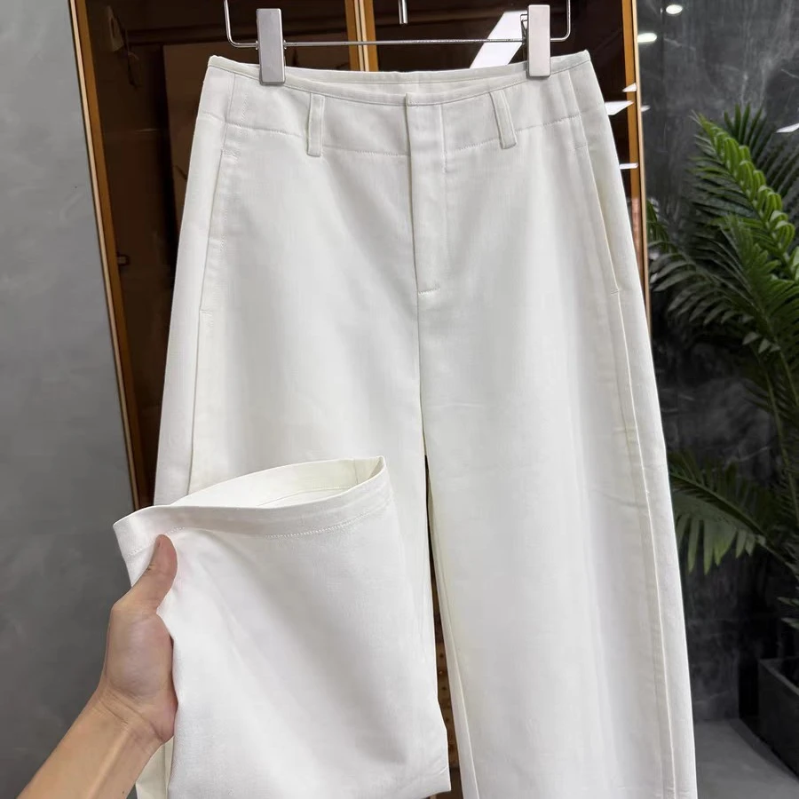 密娜贝尔8801白色裤子