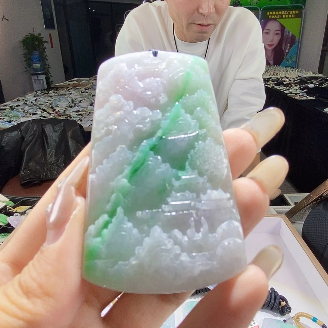 颈饰未镶嵌翡翠翡翠
