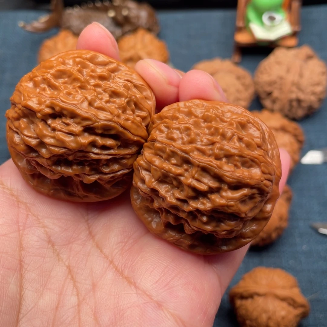 把件文玩核桃43精品金麒麟52克