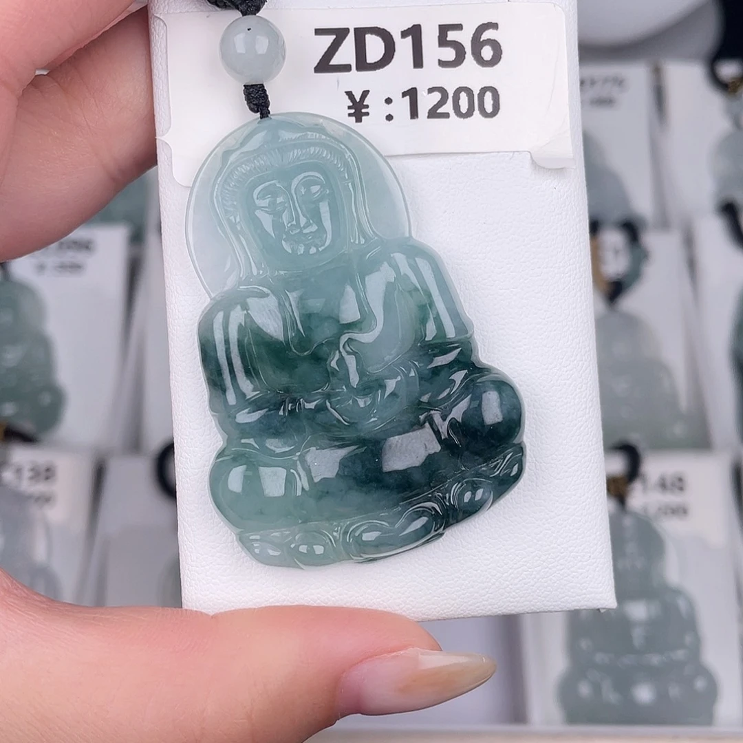 翡翠未镶嵌颈饰zd156