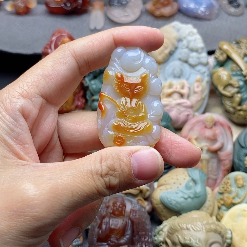 【闪购商品】未镶嵌吊坠定制玛瑙