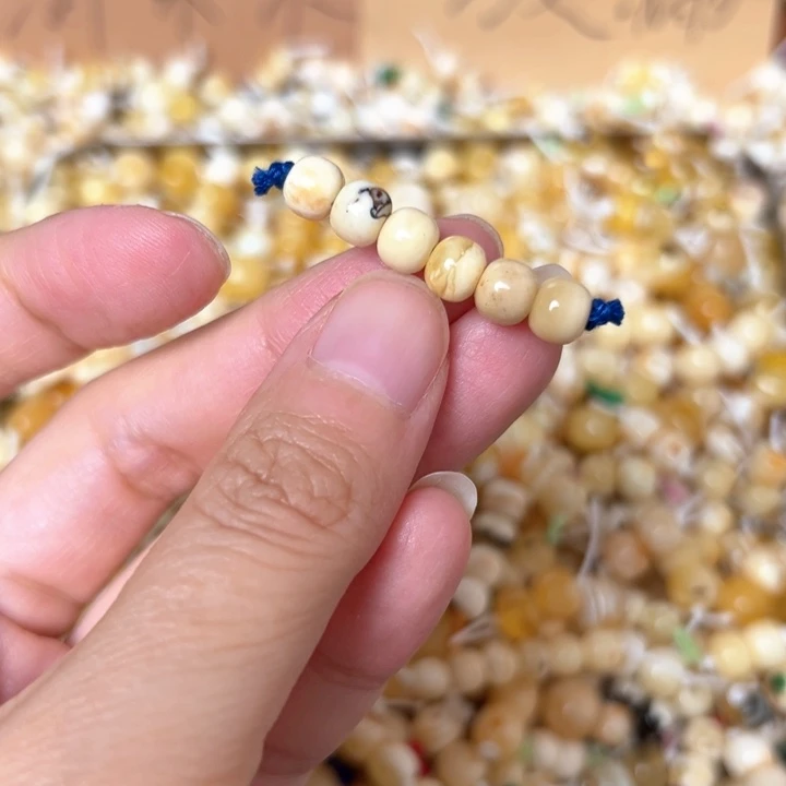 裸石蜜蜡未镶嵌6.5mm一组