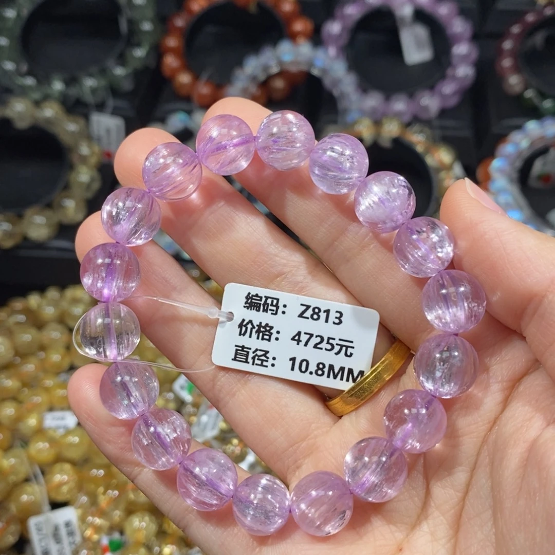 锂辉石手链未镶嵌Z813#10.8mm