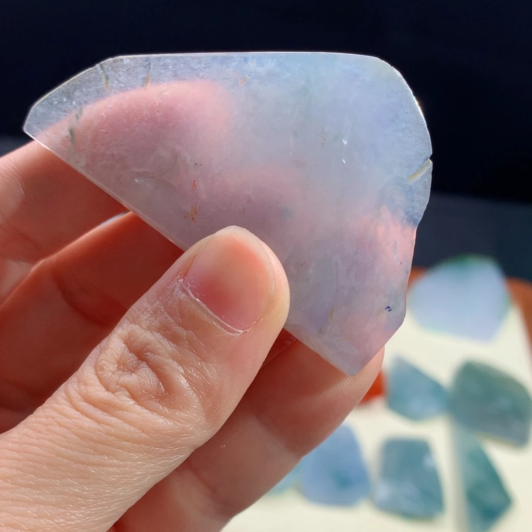 翡翠未镶嵌颈饰天然缅甸翡翠包邮包打孔包绳