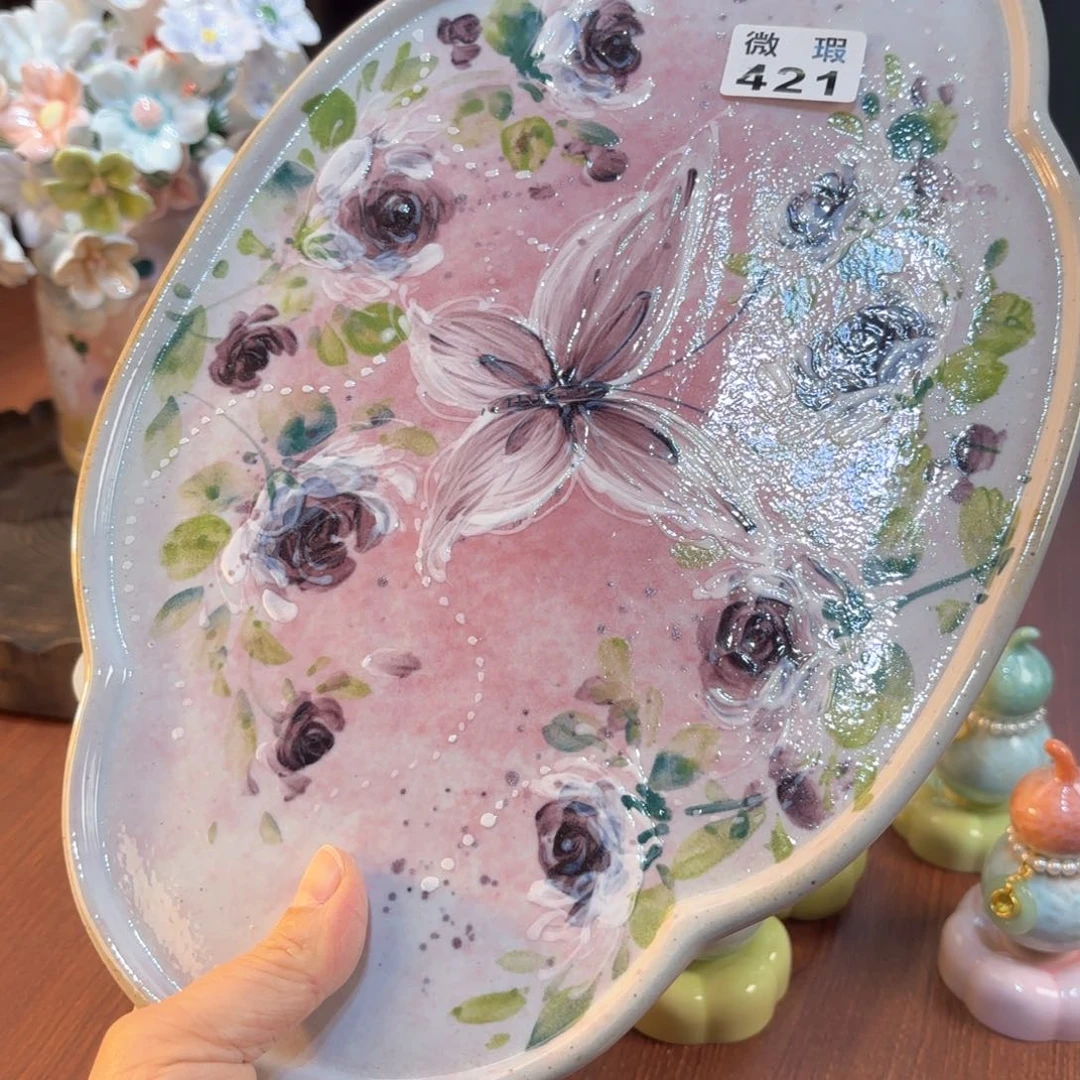 景德镇手绘高温釉下彩陶瓷茶具