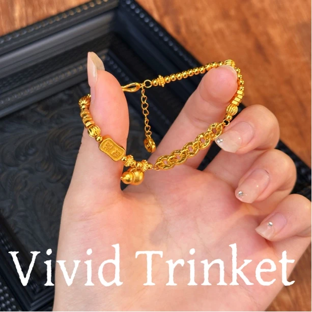 黄铜手镯 Vivi【盘缠】葫芦手镯复古文艺高级感百搭首饰