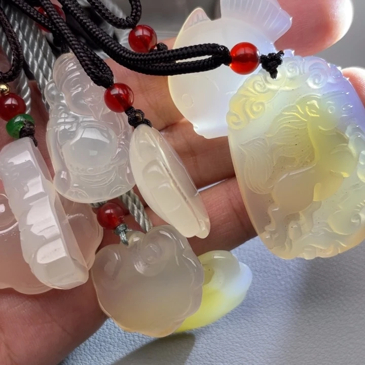 玛瑙/玉髓颈饰未镶嵌用****7