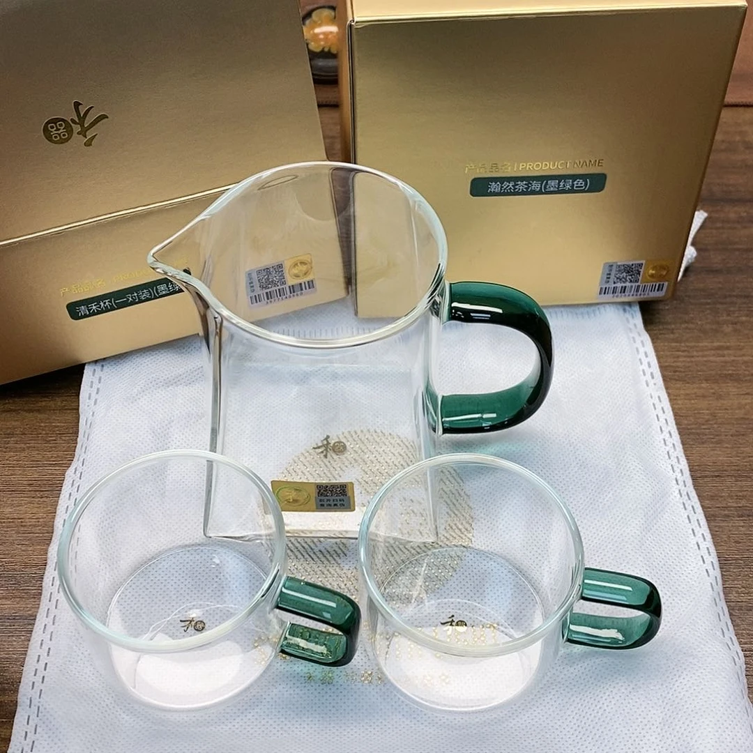 禾器/瀚然茶海/墨绿+清禾杯/墨绿 金标