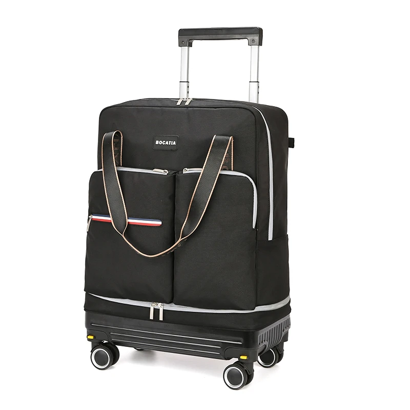 拉杆旅行包大容量行李包万向轮行李袋行李拉杆箱牛津布旅行收纳包
