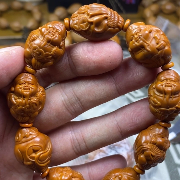 橄榄核手串/手链橄榄核雕工艺手串