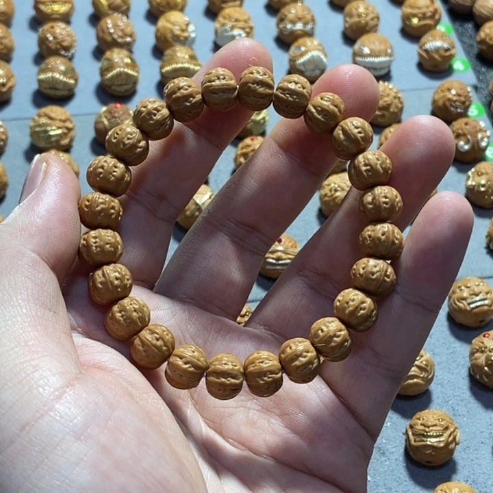 把件猴头核桃小八棱