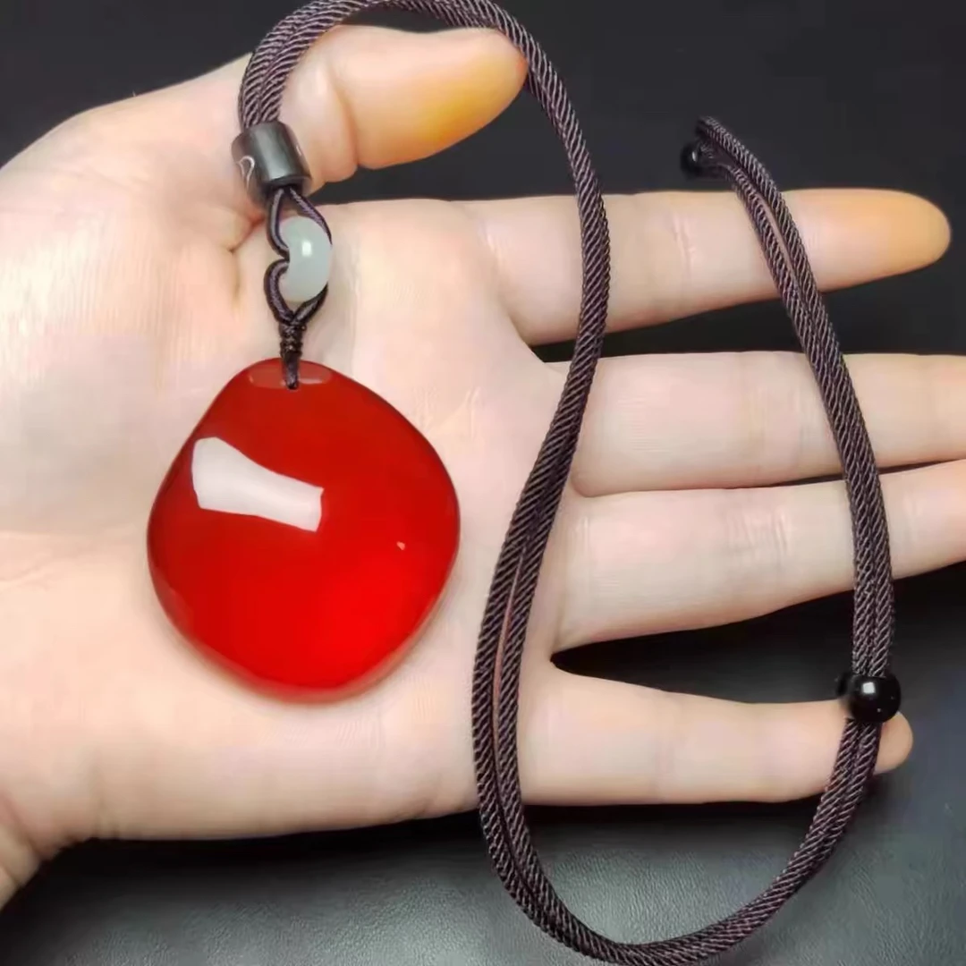 青鱼石成品鱼惊石吊坠大尺寸精抛平安吊坠时尚百搭男女款带绳发货