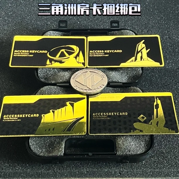 三角洲行动NFC金属钥匙卡大克重游戏周边模型哈夫币