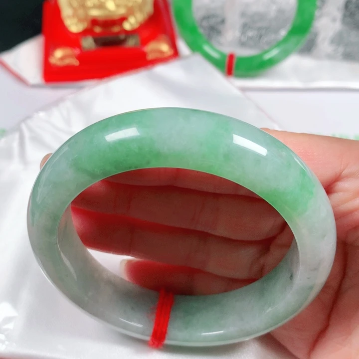未镶嵌手镯翡翠   编号S101722 大轮胎（宽15）