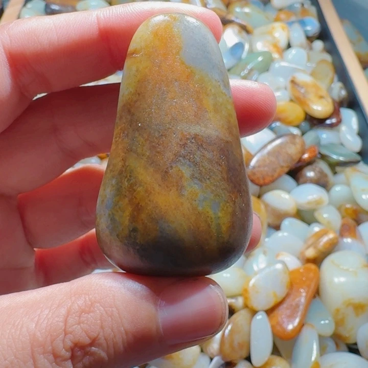 和田玉未镶嵌挂件45克