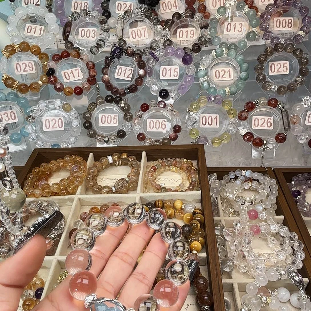 一****水晶手链银S925镶嵌