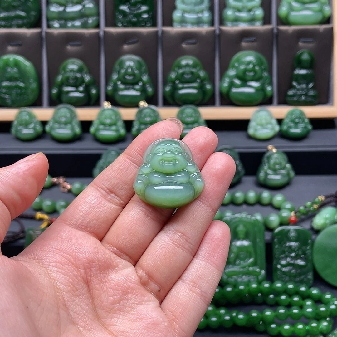 和田玉吊坠未镶嵌美***$