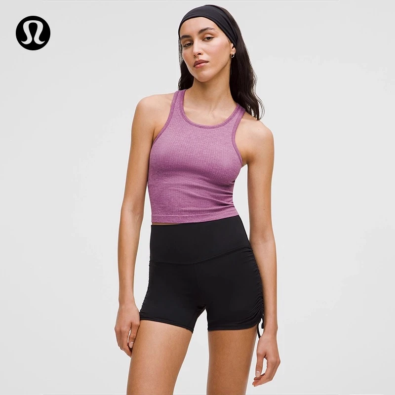 Ebb to Street女士短款工字运动背心内置内衣丨lululemon LW1CJUS