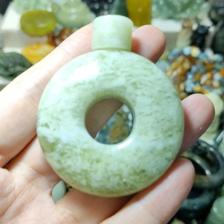 未镶嵌岫玉平安扣