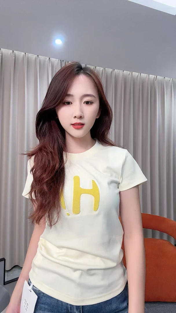 ［海南珍珍］新品韩版百搭T恤8675