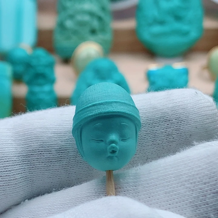 绿松石未镶嵌童趣